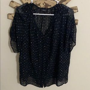 Plus Size See Through Apt 9 Blouse